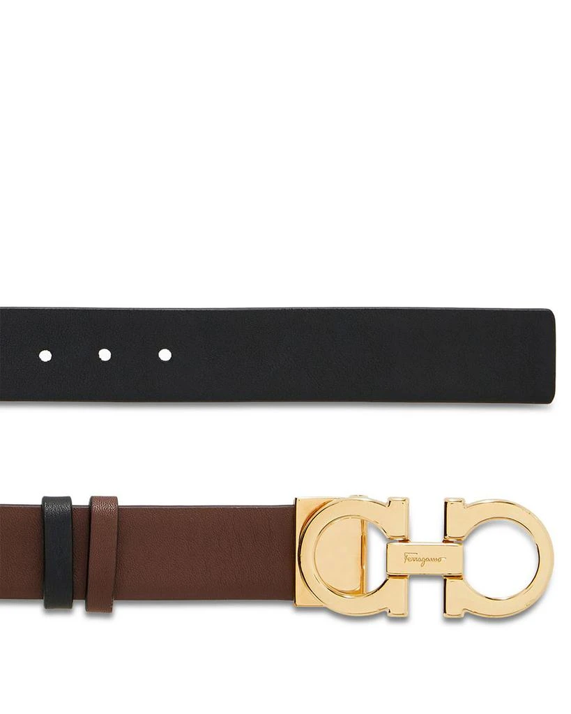Salvatore Ferragamo Women's Donna Reversible Leather Belt 4