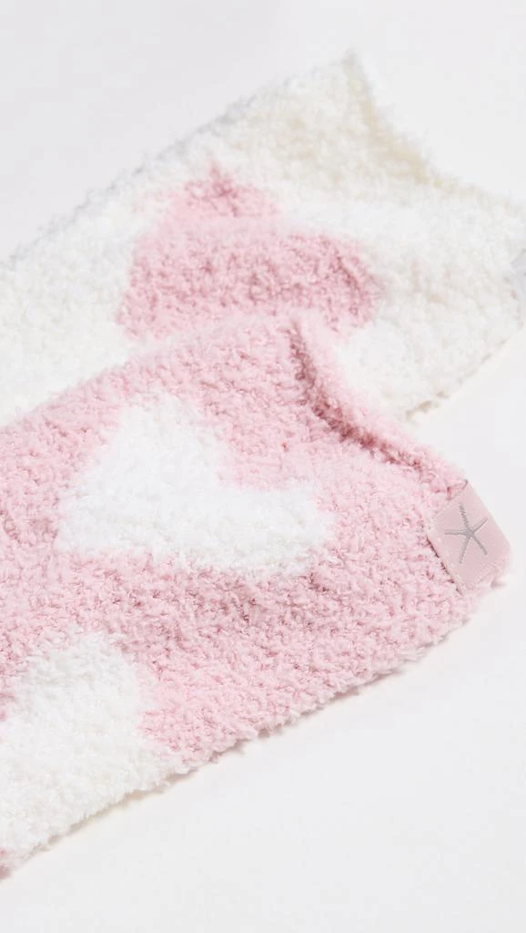 Barefoot Dreams CozyChic Heart Print Socks Set 2