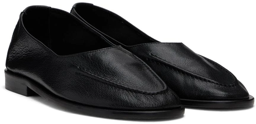 Hereu Black Juliol Winter Supple Shiny Ballerina Flats 4