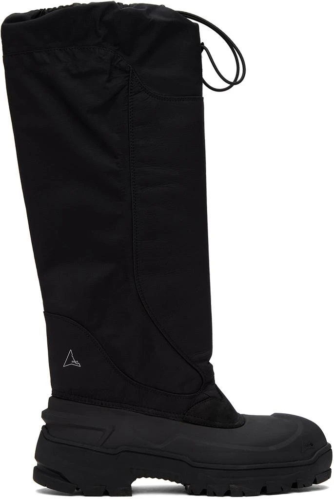 ROA Black Rubber Boots 1