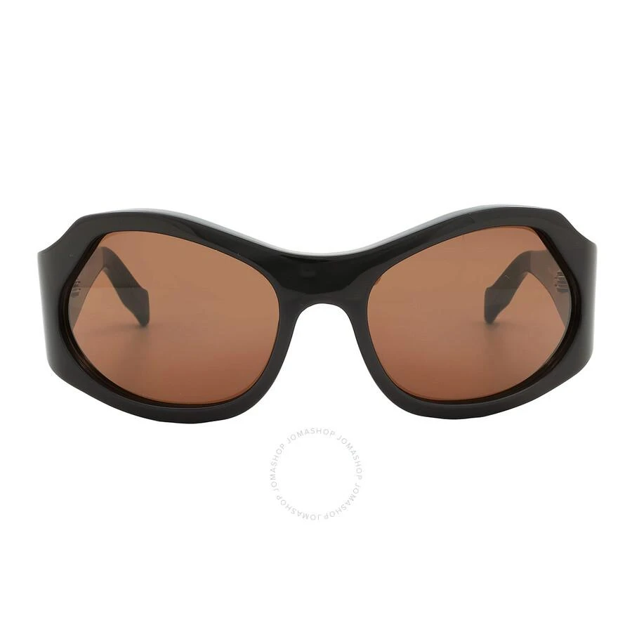 Salvatore Ferragamo Salvatore Ferragamo Brown Wrap Ladies Sunglasses SF1078S 210 59 1