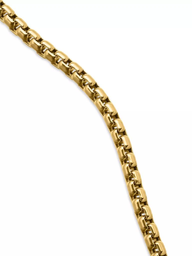 David Yurman Box Chain Slider Necklace in 18K Yellow Gold, 1.7mm 4