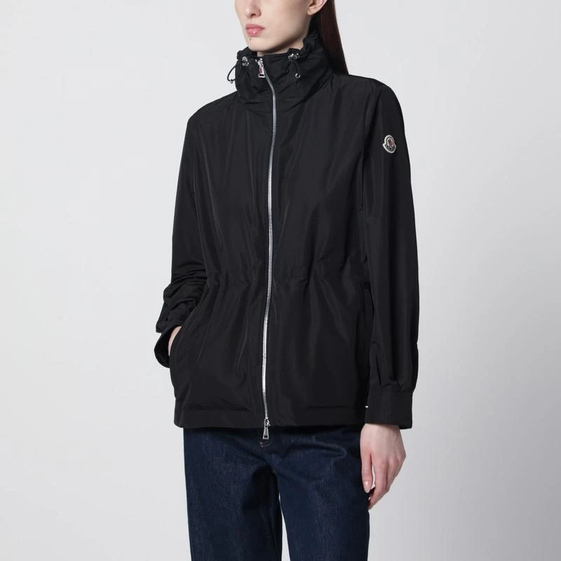 Moncler Enette short hooded parka black