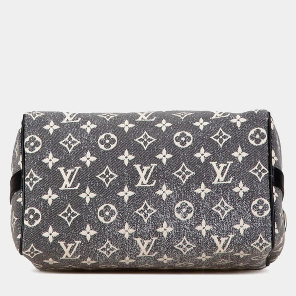 Louis Vuitton Louis Vuitton Grey  Canvas Monogram Speedy Bandouliere 25 Handbag 4