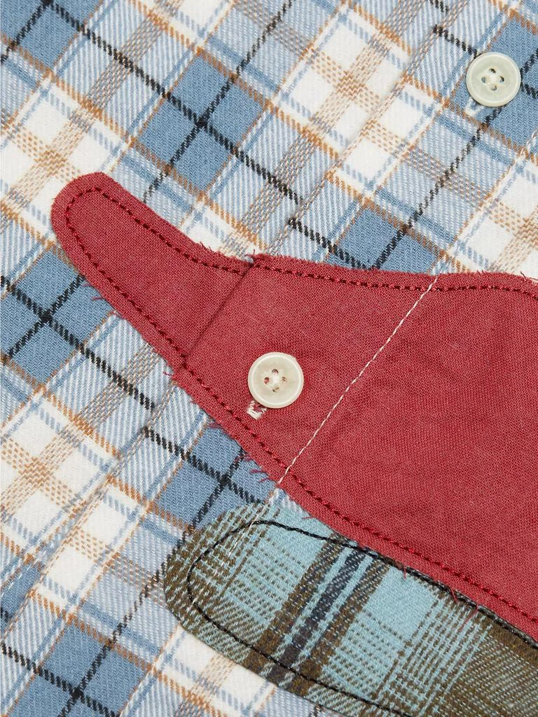 KidSuper Patchwork Face Flannel Shirt 7