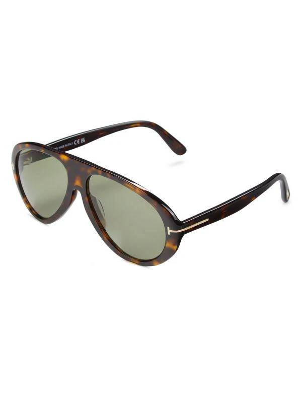 Tom Ford 60MM Biker Sunglasses 2