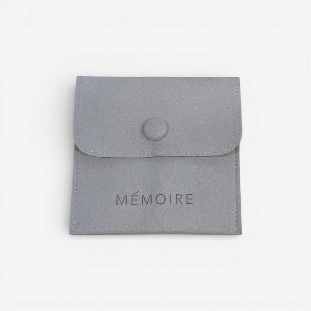 Mémoire Mémoire 18K White Gold Diamond Station Bar Necklace MXN4528N-0200TW 4