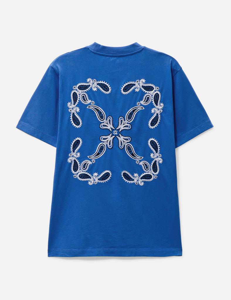 Off-White™ BANDANA ARR SLIM S/S TEE NAUTICAL BLUE