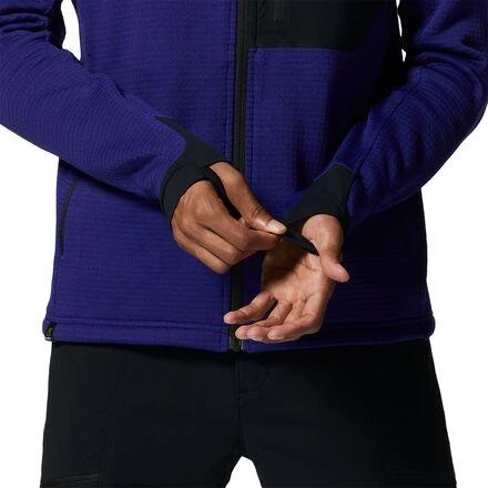 Mountain Hardwear Polartec Power Grid Full-Zip Hoodie - Men's 4