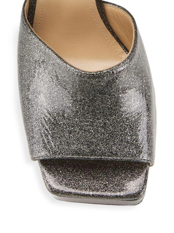 Paul Andrew Arc Leather Platform Mules 4