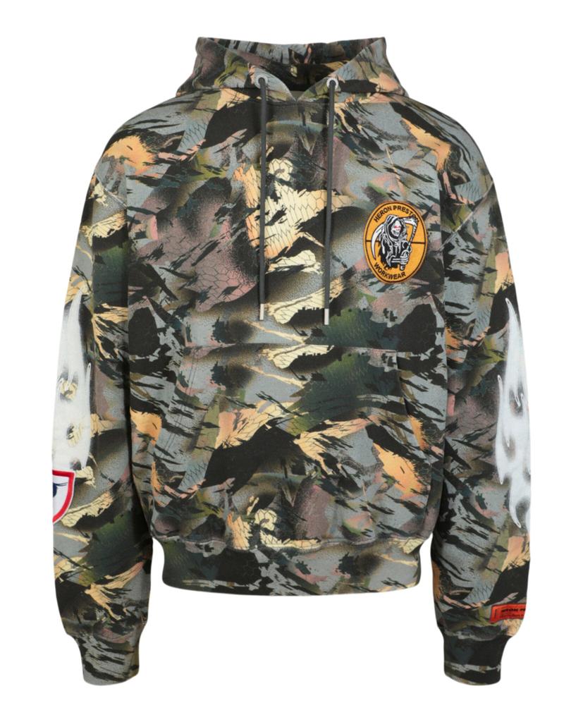 パーカー・フーディ Heron Preston Camouflage Flaming Sleeve Hoodie Heron Preston Camouflage Flaming Sleeve Hoodie - Hoodies