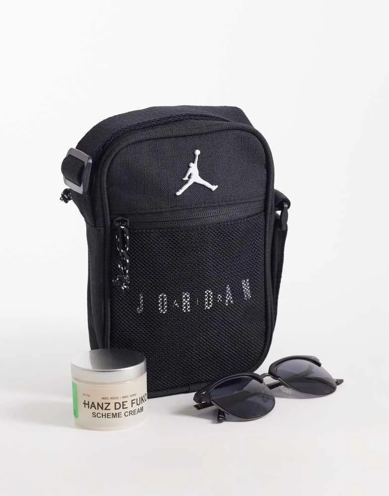 Jordan Jordan logo crossbody bag in black 2
