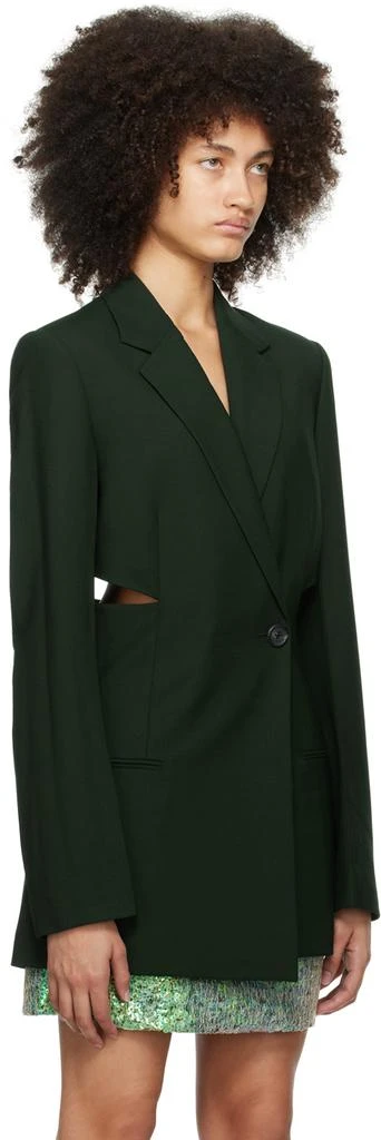 Helmut Lang Green Slash Blazer 2