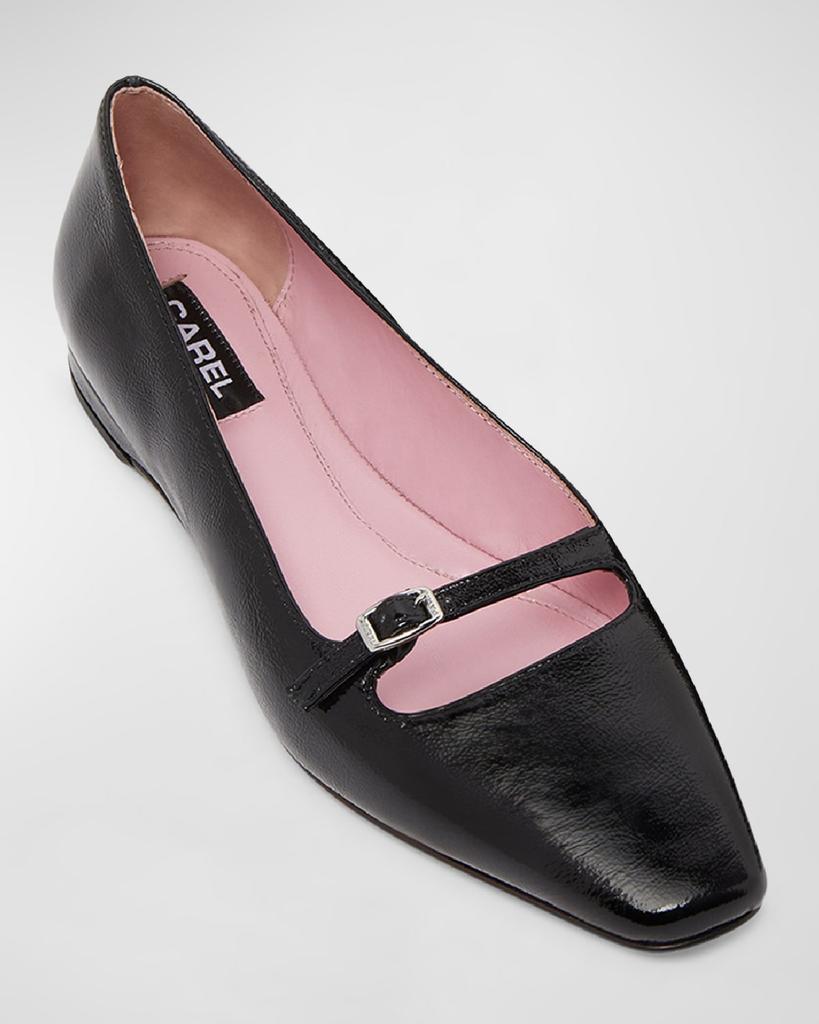 CAREL Emile Leather Mary Jane Balleriina Flats