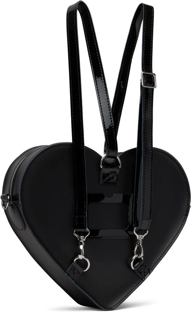 Dr. Martens Black Heart Shaped Leather Backpack 3