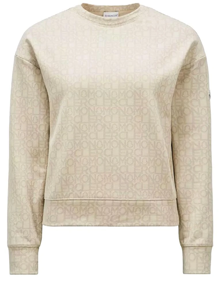 Moncler Monogram jacquard sweatshirt 1