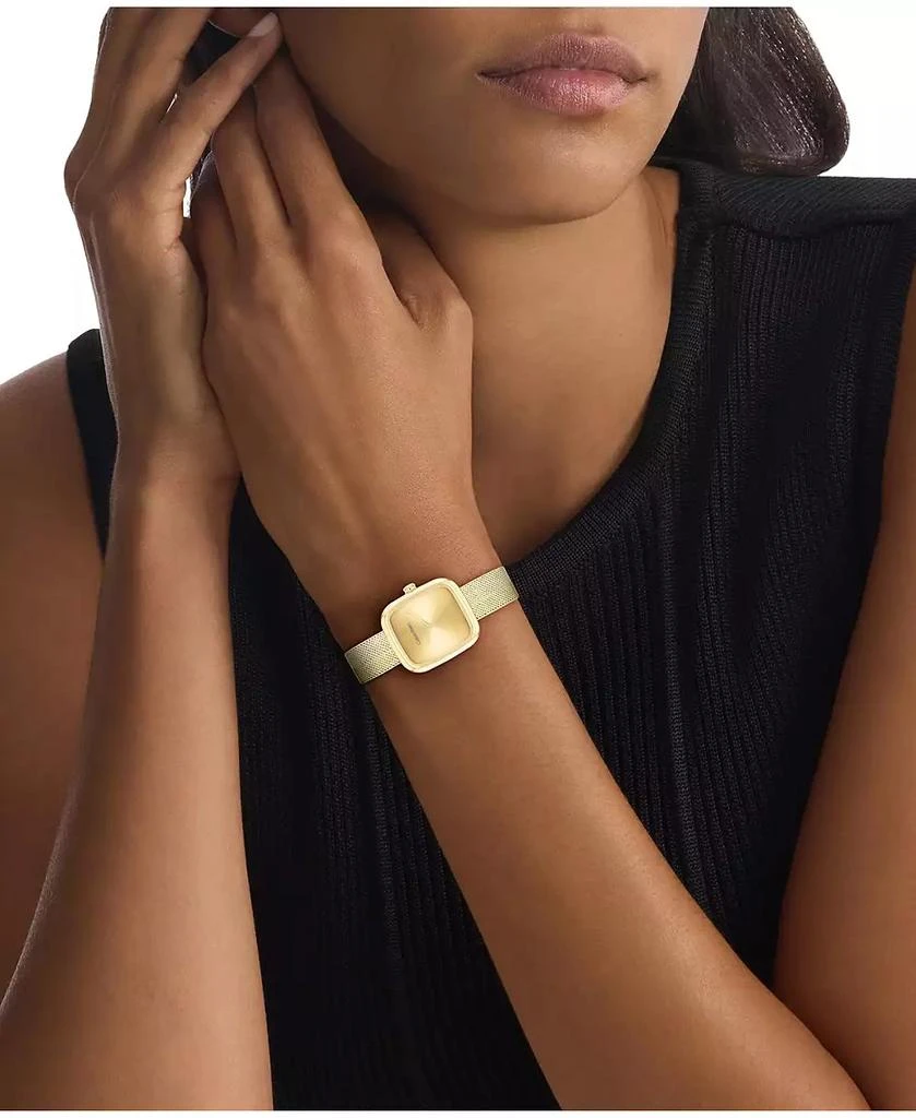 Calvin Klein Women's Adore Gold Tone Stainless Steel Mesh Bracelet Watch 4