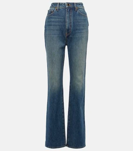 Khaite Danielle high-rise straight jeans 1