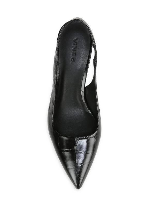 Vince Patrice 65MM Leather Slingback Pumps 5