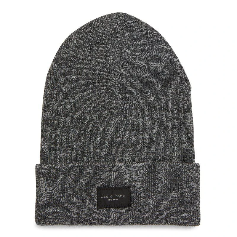 Rag & Bone rag & bone Addison Women's Merino Wool Beanie, Grey Multi 1