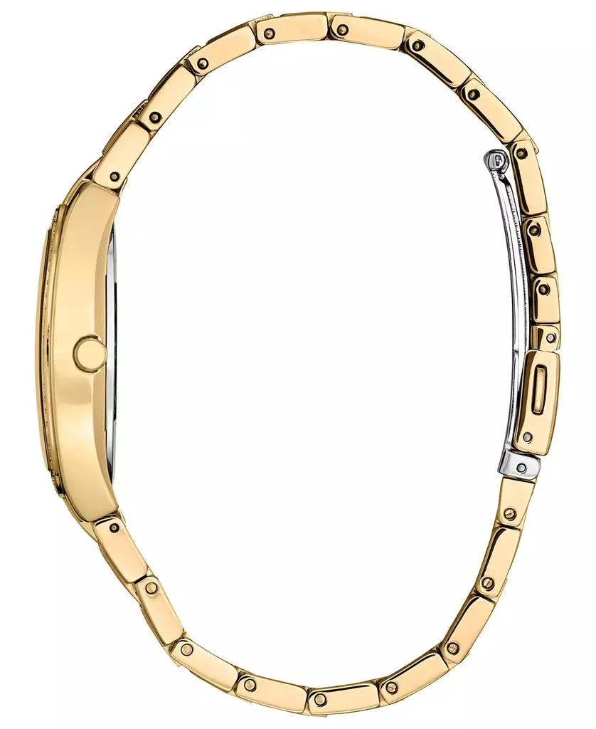 Citizen Eco-Drive Women's Crystal Gold-Tone Stainless Steel Bracelet Watch 28mm, Created for Macy's 2