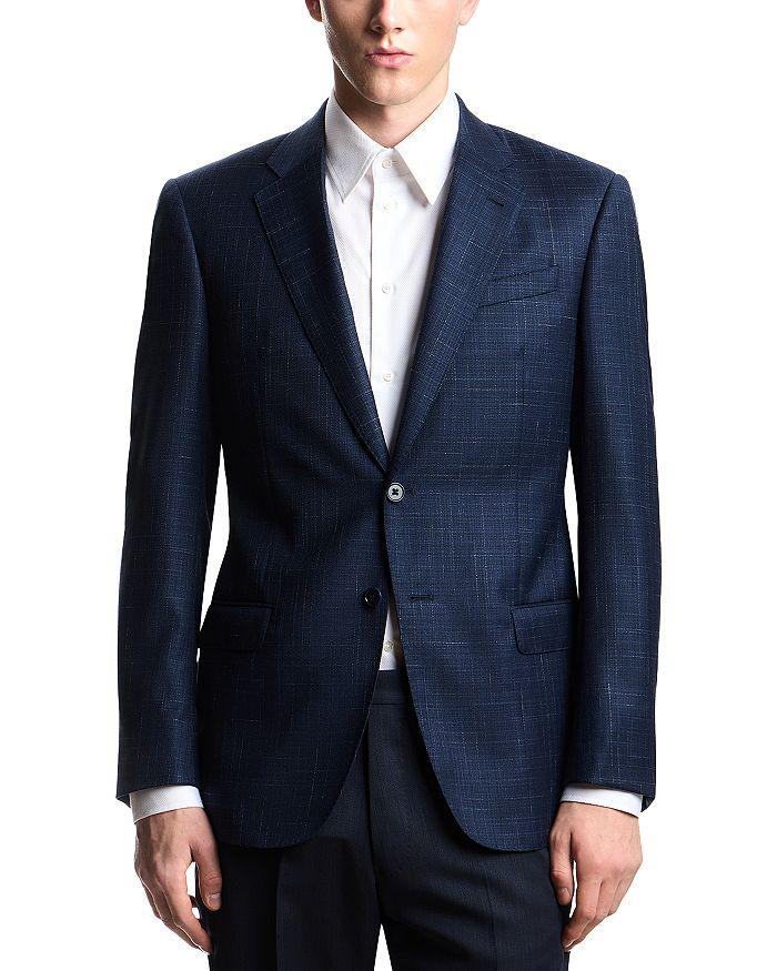 Emporio Armani Regular Fit Wool Silk Jacket