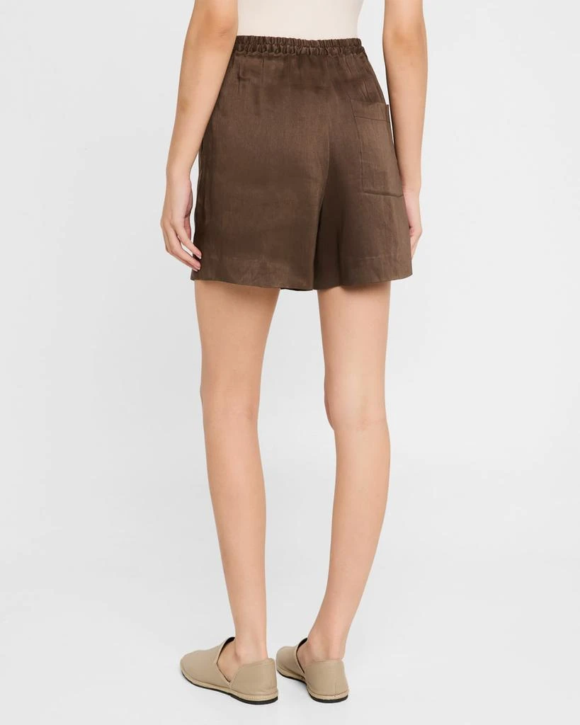 Loulou Studio Adonia Elastic Waistband Shorts 3