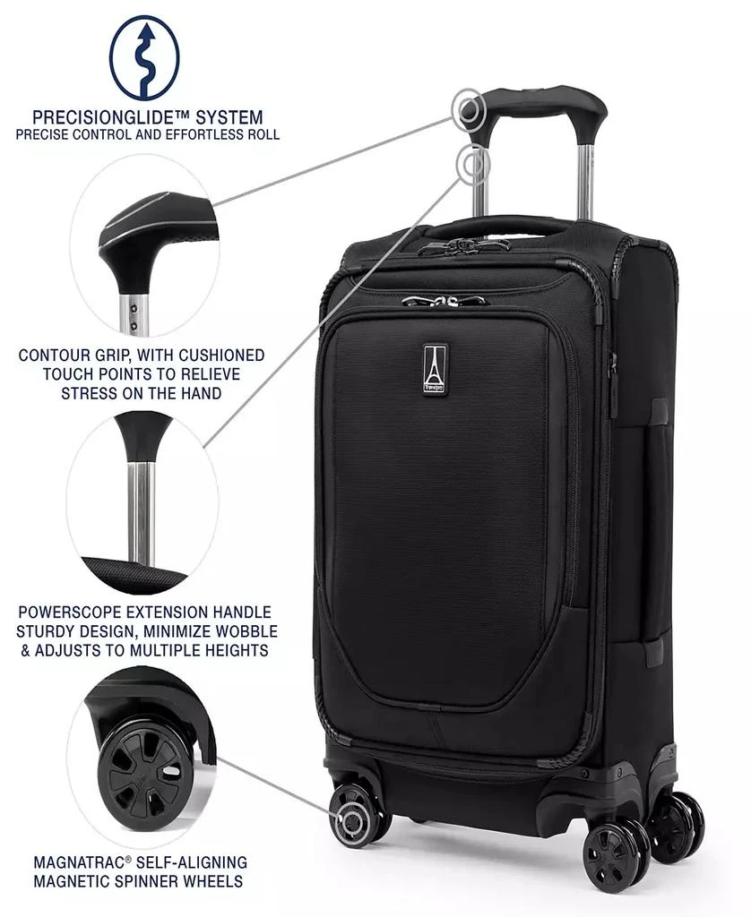 Travelpro Crew Classic Compact Carry-on Expandable Spinner Luggage 4