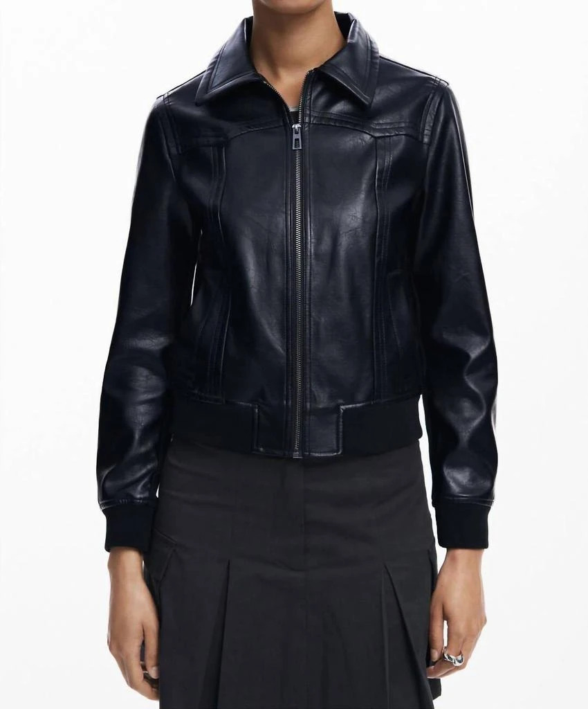 Desigual Desigual - FAUX LEATHER BIKER JACKET 1