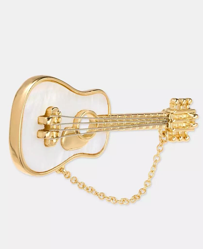 Anne Klein Mother-of-Pearl 
Cup Chain Guitar Pin 3