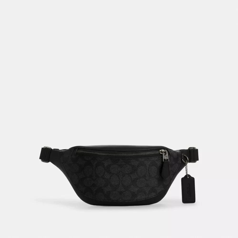 Coach Warren Mini Belt Bag In Signature Canvas