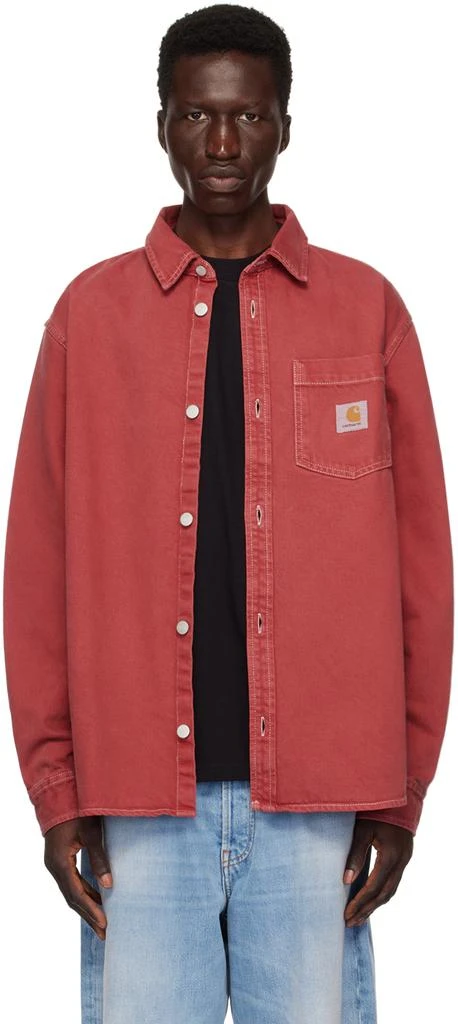 Carhartt WIP Red George Denim Jacket 1