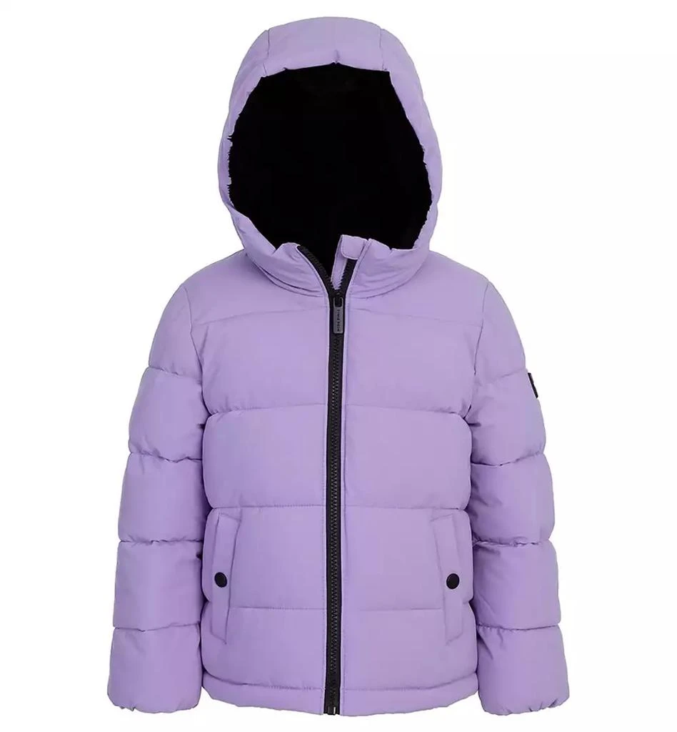 Michael Kors BCBG Toddler and Little Girls Berber Lined Puffer Jacket