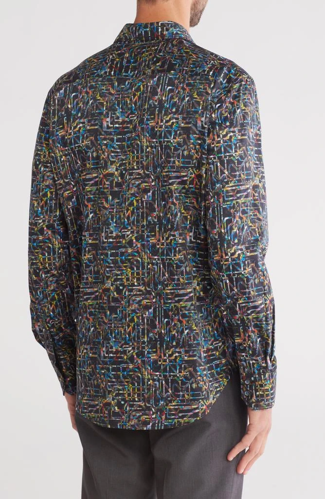 Robert Graham Maze Long Sleeve Cotton Button-Up Shirt 2