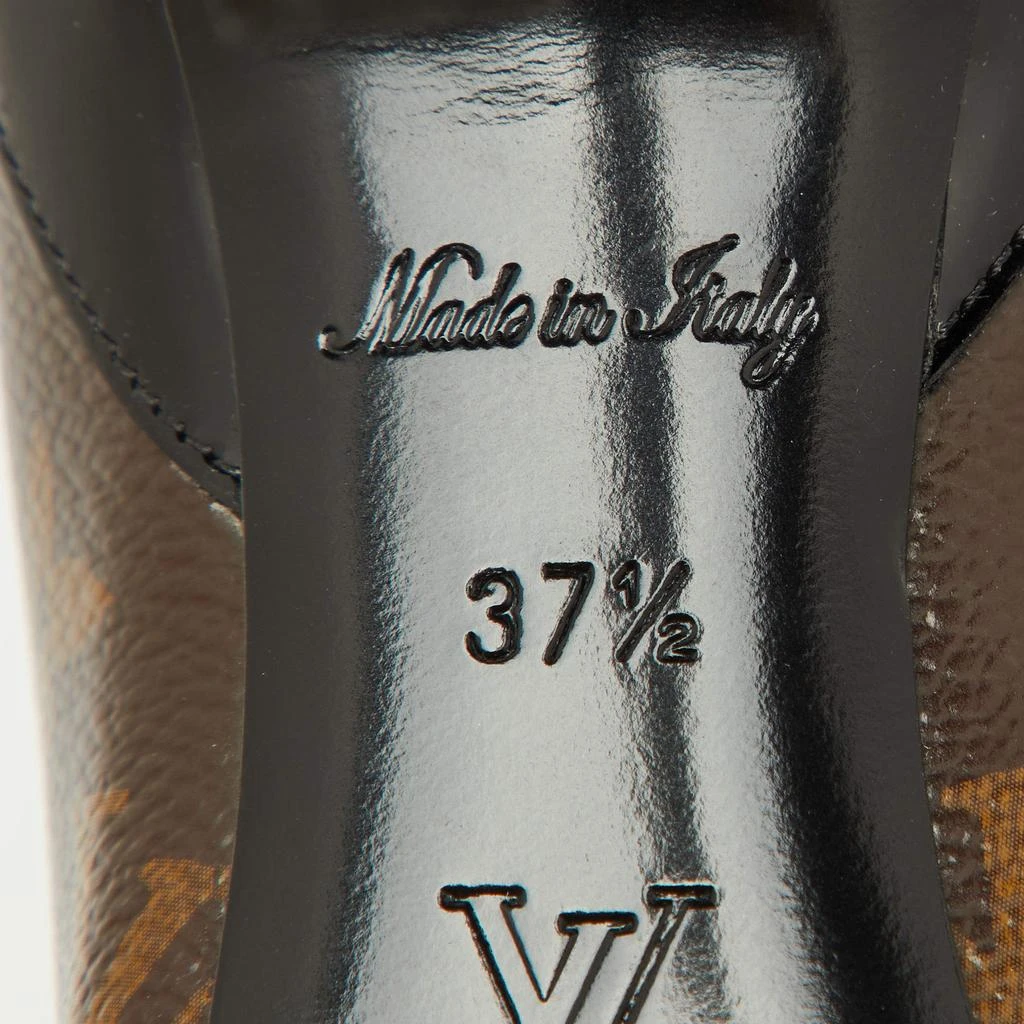 Louis Vuitton Louis Vuitton Monogram Canvas and Patent Leather Cherie Pumps Size 37.5  8