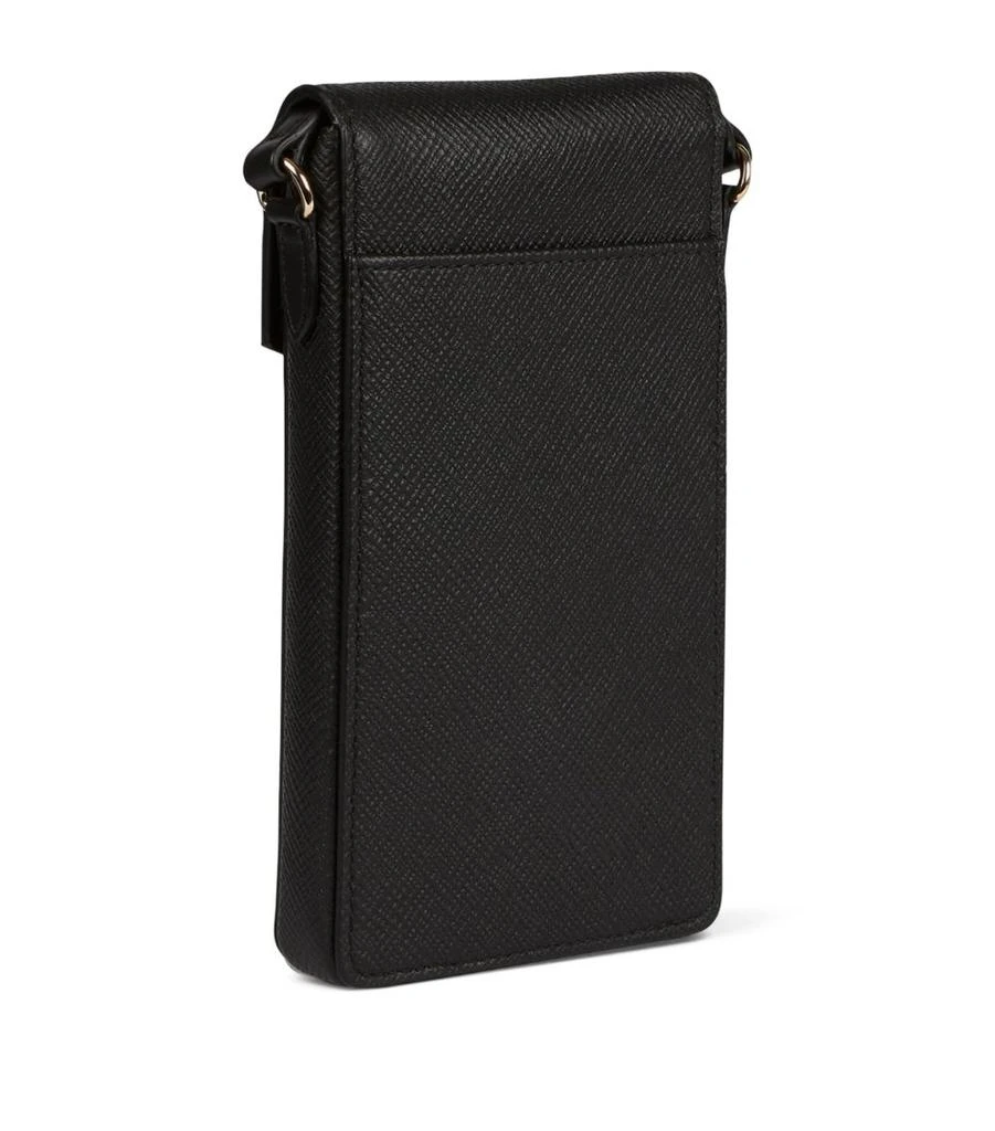 SMYTHSON Leather Panama Envelope Phone Case 3