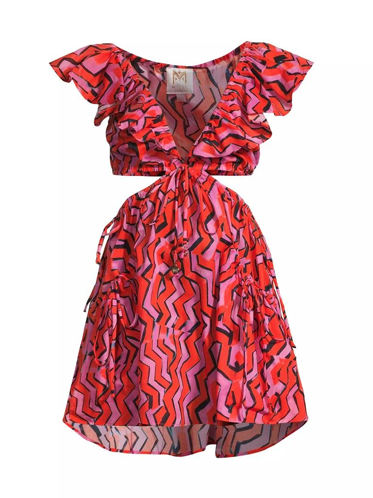 Milly Resort Delilah Chevron Minidress 1