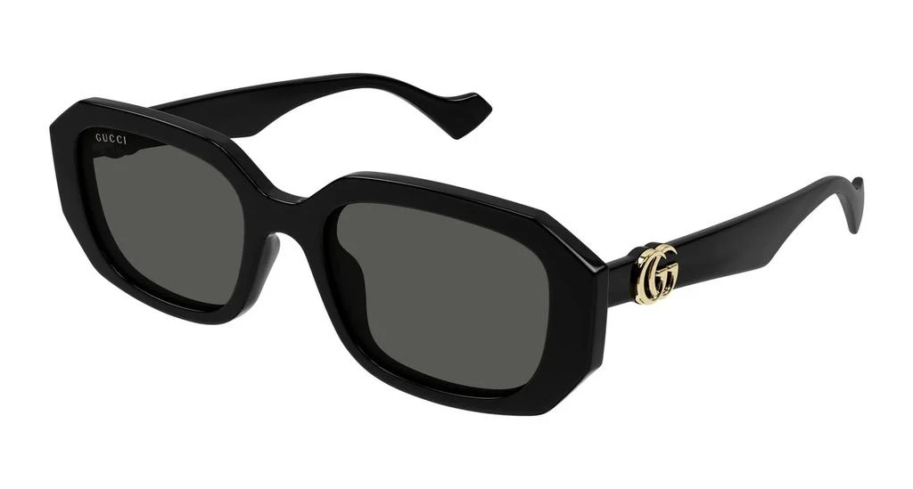 Gucci Grey Geometric Ladies Sunglasses GG1535S 001 54