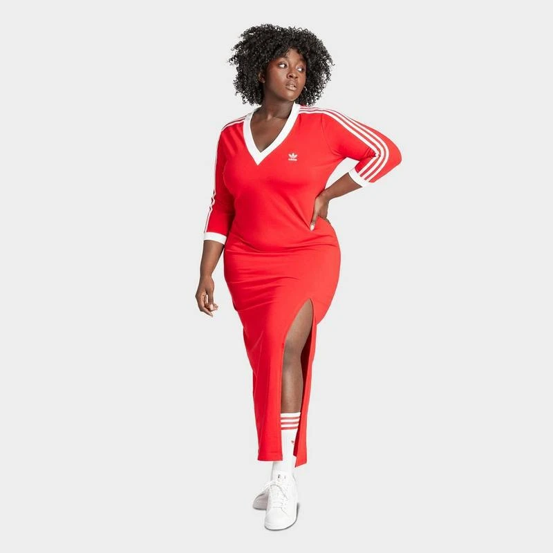 Adidas Women's adidas Originals adicolor Classics 3-Stripes V-Neck Maxi  Dress (Plus Size) - Underwear - Compare Prices from 7+ Stores - Save $10  OFF On $100 - BeyondStyle