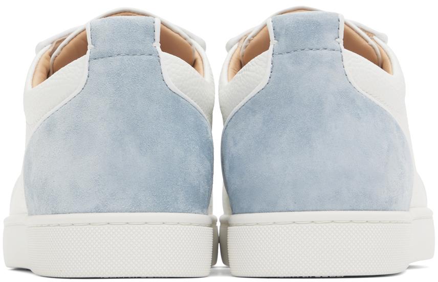 Christian Louboutin Gray & Blue Rantulow Sneakers