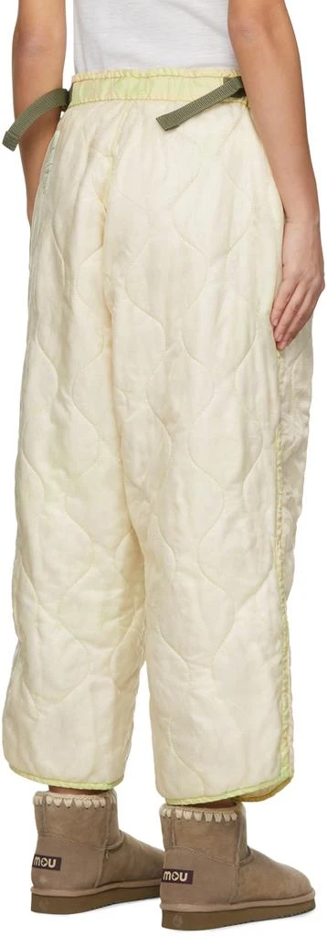 NOTSONORMAL Yellow Polyester Trousers 3