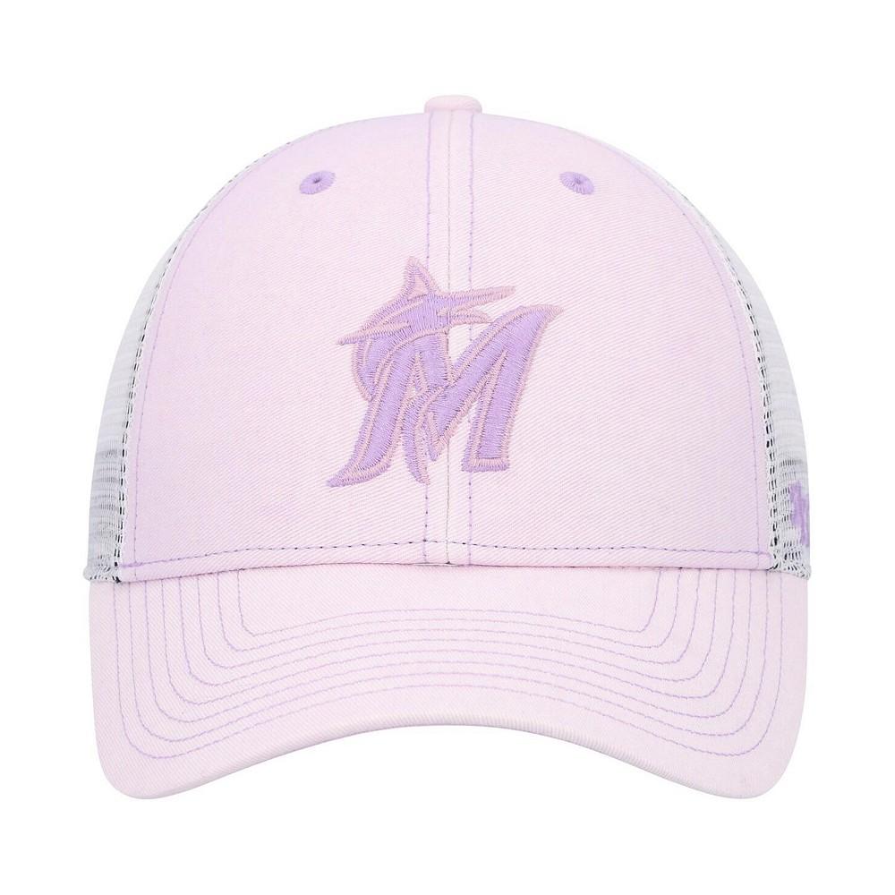 '47 Brand Women's Purple Miami Marlins Haze MVP Trucker Snapback Hat