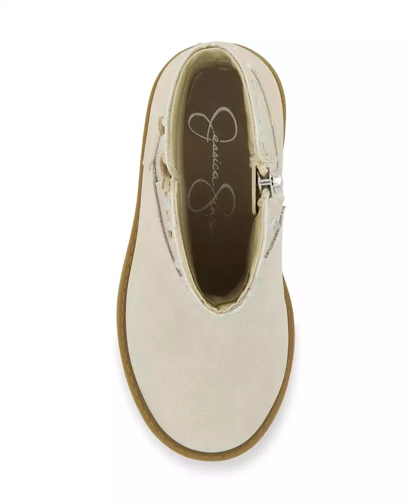 Jessica Simpson Toddler Girls Evie Flower Mid Shaft Boot 9