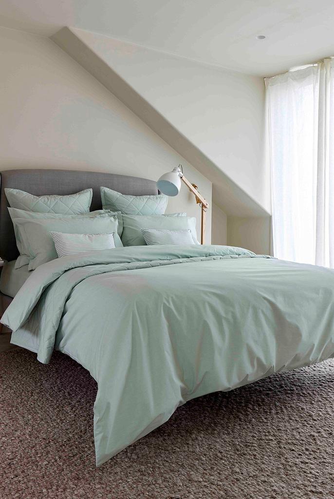 CHRISTY Stornoway chambray 100% cotton percale king duvet set