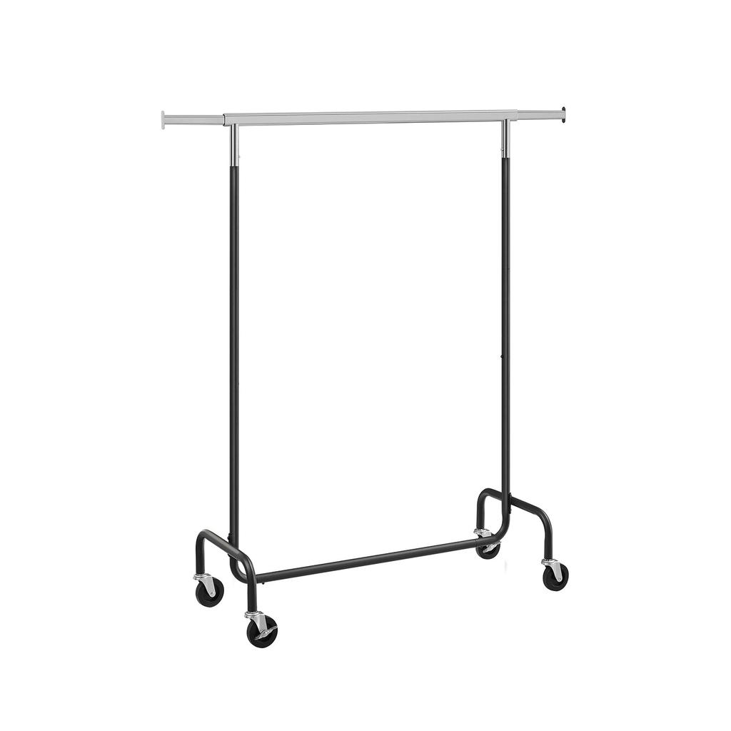 BreeBe Heavy-Duty Clothes Rack with Extendable Hanging Rod