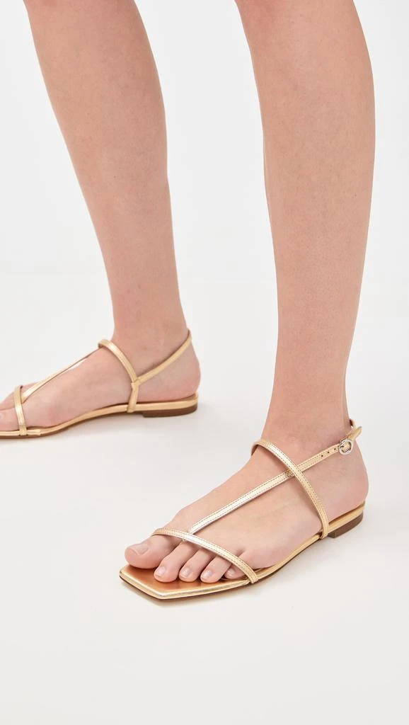 AEYDE Ella Nappa Leather Laminated Sandals 4