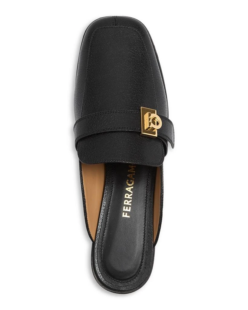 Salvatore Ferragamo Women
s Mavira Gancini Loafer Mules 3