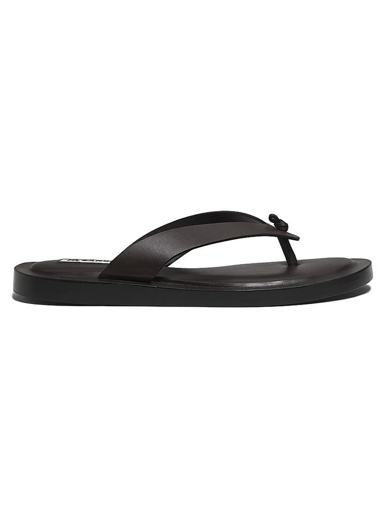 Jil Sander Knotted Leather Sandals 1