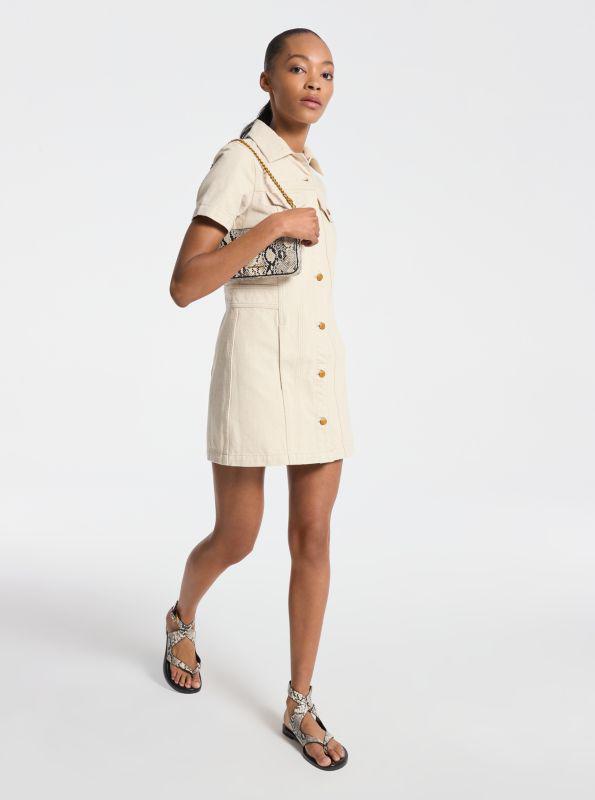 undefined Denim Mini Dress