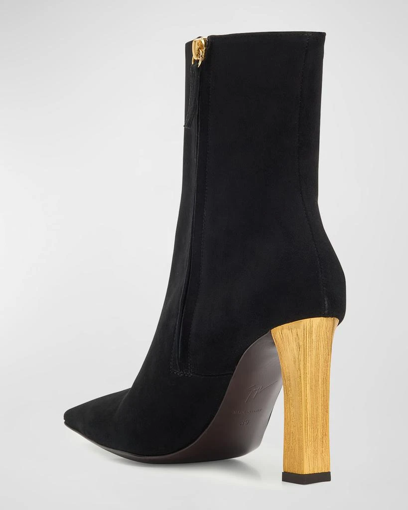 Giuseppe Zanotti Kanda Suede Booties 4